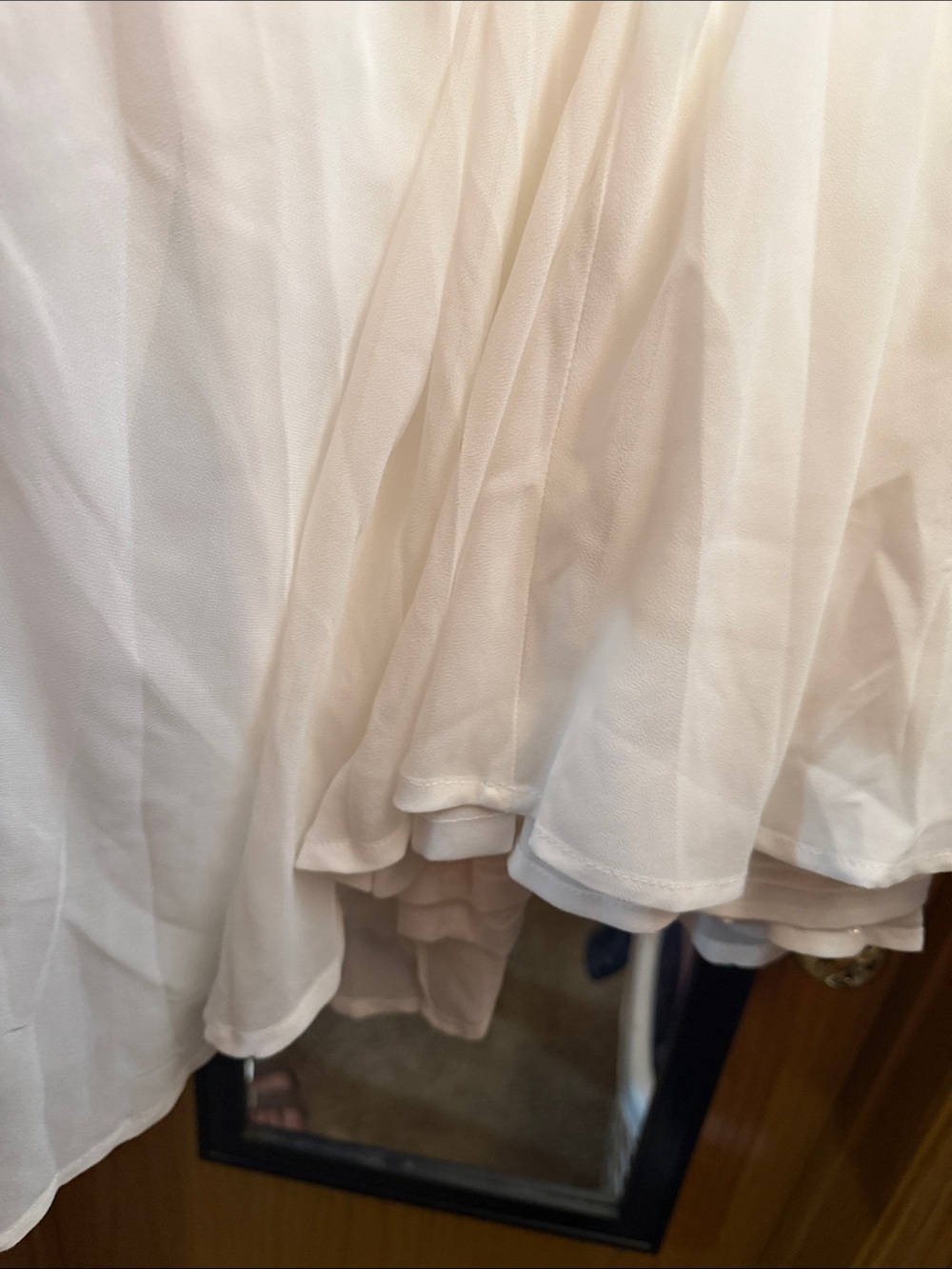 Lulu's White Lace Bodice Maxi Dress - Picture 8 of 9